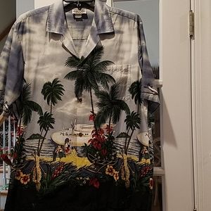 Hawaiian Pacific Air Clipper shirt, size XL